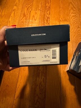 Women Cole Haan Navy Loafer Shoe